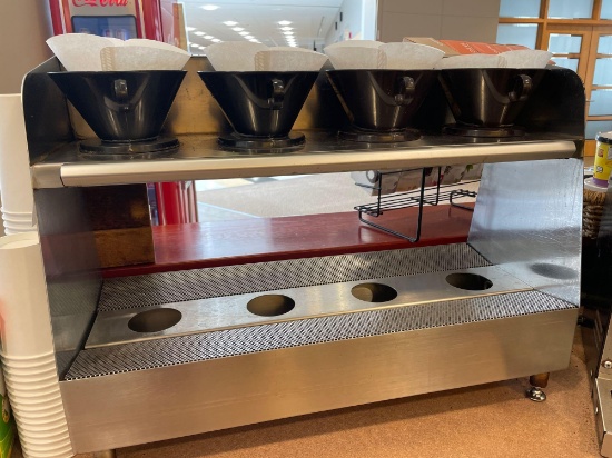 Stainless steel Pour over coffee station