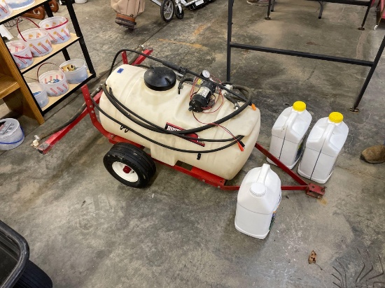 Husky pull behind sprayer