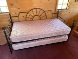 Trundle bed with mattresses