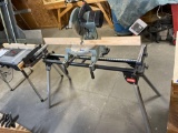 Delta 10 inch motorized miter box and Ryobi miter saw stand