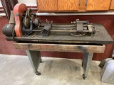 Antique Lathe does work needs to be lubricated and cleaned up a bit