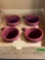 Set of four paprika mugs