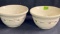 Two Longaberger bowls 2 x $