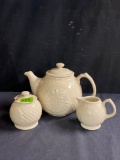 CC American craft originals tea pot, creamer and sugar 2 x $