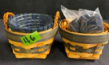 Collectors club Thyme baskets 2 x $