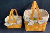 Beachcomber and seashell Baskets Complete 2 x $