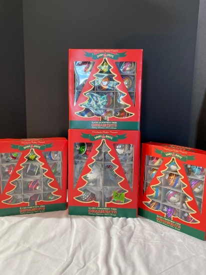 4 Christopher Radko shiny bright Ornaments