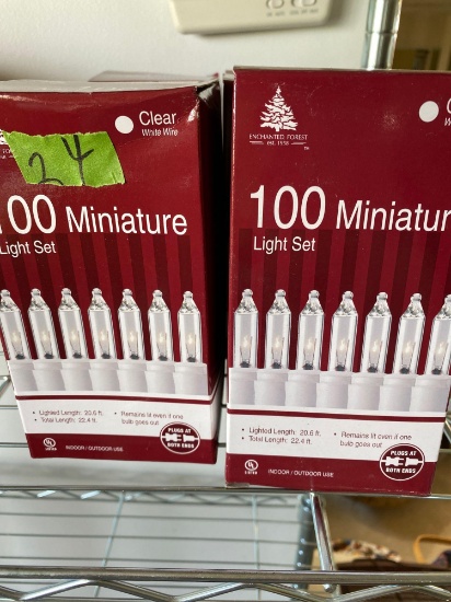 6 Boxes 100 Miniature lights set
