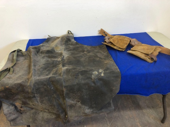 Apron and tool pouch