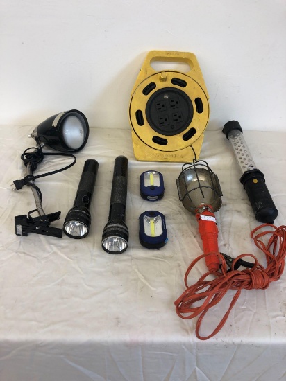 LED light, lamps and quad power caddy