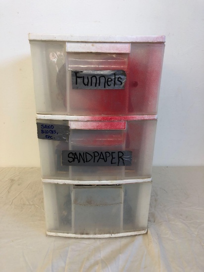 Organizer with miscellaneous items