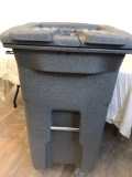 New 64 gallon Toter recycling bin with lock