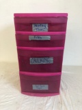 Organizer with caulking, sandpaper and painting miscellaneous