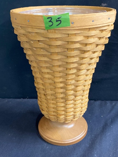 Collectors club floral vase Basket with Protector