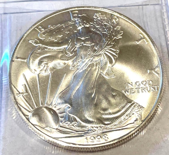 1998 American Eagle 1oz Fine Silver