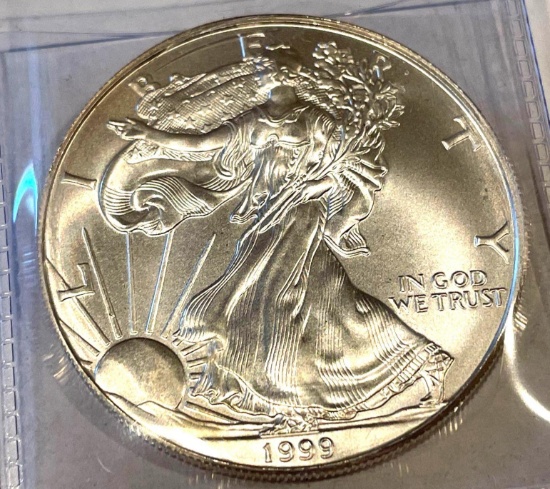 1999 American Eagle 1oz Fine Silver