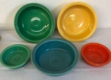 Vintage Fiestaware Bowls