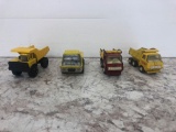 BUDDY L cargo truck, TONKA dump trucks Plus