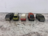 HOT WHEELS, MATCHBOX, Patrol tanker, Mercedes Coach, military police, Plus