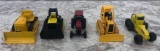 ERTL, TONKA, JOHN DEERE, CASE, TOOTSIE TOY Dozers, tractor, road grader