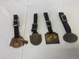 4x-Watch Fobs - ALLIS-CHALMERS, LBS, LaPlant Choate, and WARE