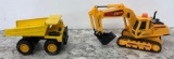 2X-New Bright Power horse Excavator and 1985 REMCO Dump truck