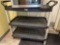 Three shelf Rubbermaid cart