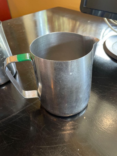 Stainless steel steaming pitcher