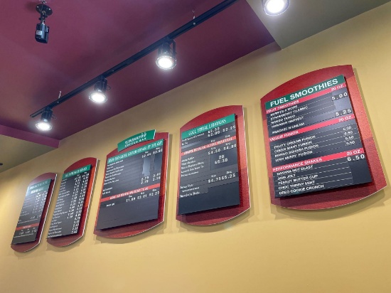 Magnetic Menu boards