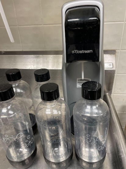 Soda stream and bottles