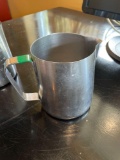 Stainless steel steaming pitcher