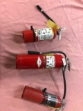 Fire extinguishers 3 total