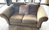 Tan loveseat