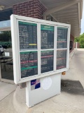Drive thru menu board