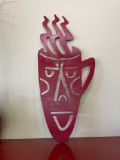Painted Timbuktu coffee cup art