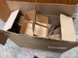 Opened case of drink carriers - 200 ct