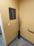 Women?s restroom decor