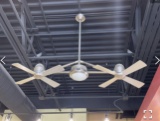 Double have a ceiling fan with light - with remote not a 3 foot drop