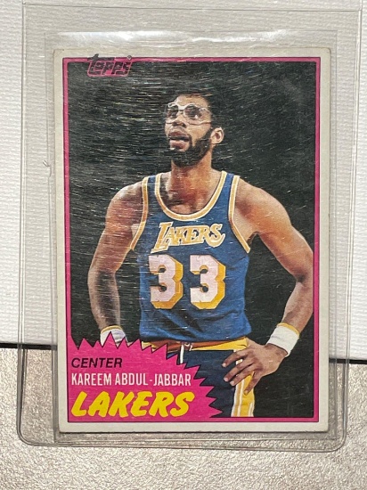 1981 Topps Kareem Abdul-Jabbar