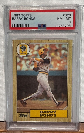 1987 Topps Bonds Graded 8