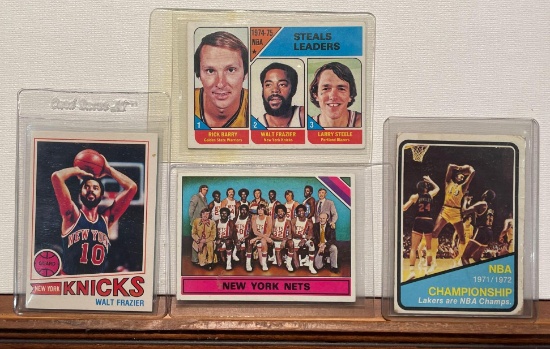 4x-Nets Card, Steal leaders, Frazier, and Lakers NBA champs