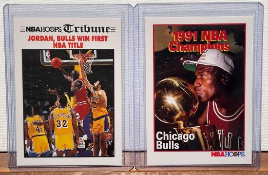 1991 NBA hoops Jordan championship cards