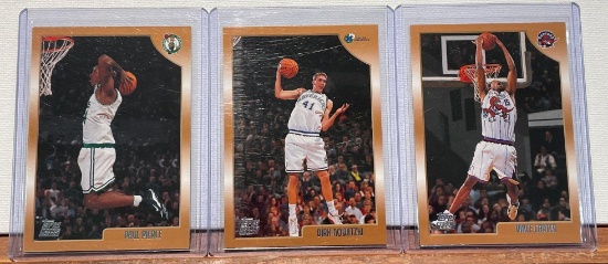 3x-1999 Topps Rookie Cards Pierce, Nowitzki, and Carter
