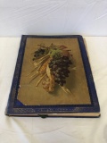 Antique postcard scrapbook