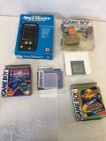 Space invader m, Tetris box, missile command gameboy game