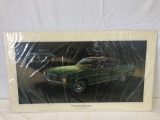 1972 CHEVELLE Malibu Coupe DEALER SHOWROOM poster