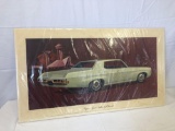 1969 caprice sport sedan by Chevrolet DEALER SHOWROOM poster