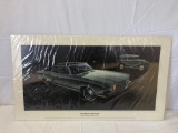 1972 Monte Carlo coupe DEALER SHOWROOM poster