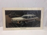 1972 Kingswood estate wagon DEALER SHOWROOM poster