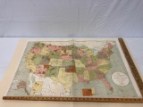 Chickasaw Nation map and 1897 US Indian Reservations Map
